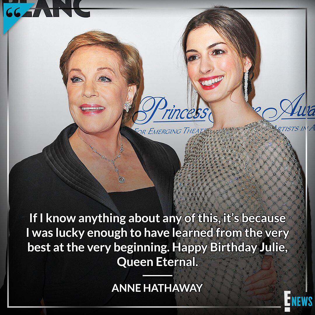 Happy birthday, Julie Andrews!  