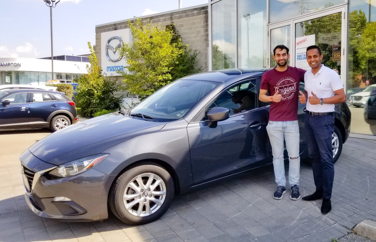 DilanRathnapala's tweet photo. Congratulations to Mr. Karan on his #Mazda3 #GS #sport ππ! Thank you for choosing #MazdaofBrampton #Performanceautogroup #Brampton #Toronto #GTA #cargram #cardelas #carsales #newwheels #ZoomZoom #carselfie #instadaily #mazda #mazdajapan #mazdacanada #skyactiv https://t.co/Nu30ggryPb