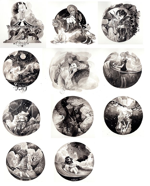 My ink journey began with inktober tho :D So good luck everyone who's participating! ? 