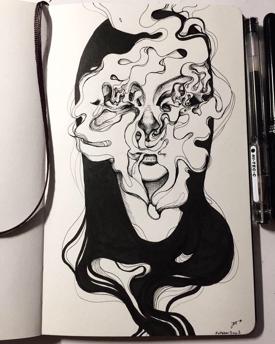 Inktober day 1. Poisonous. #inktober #inktober2018 