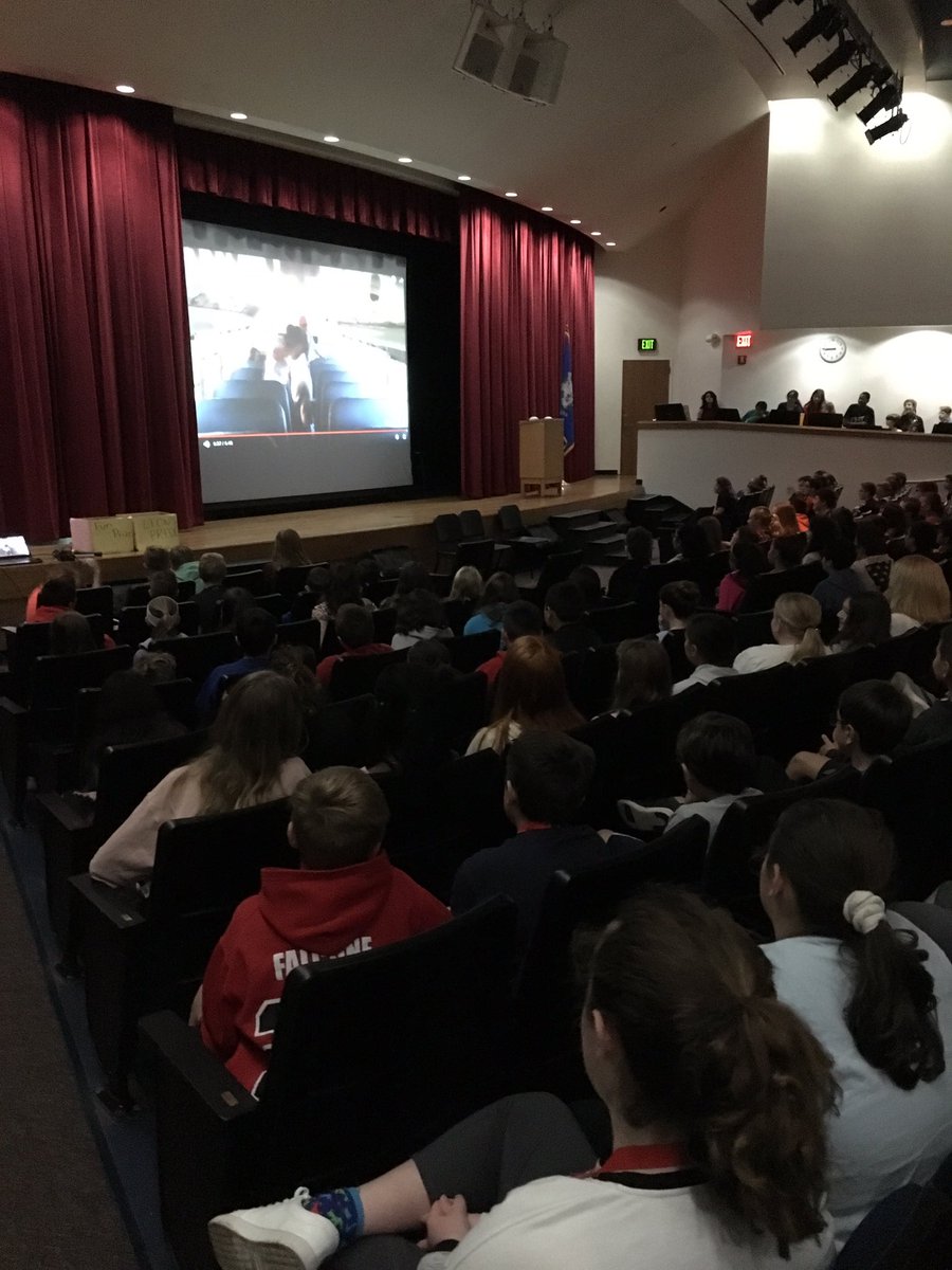 JRCecc's tweet image. Students participate in Positive Behavior Supports assembly today!
