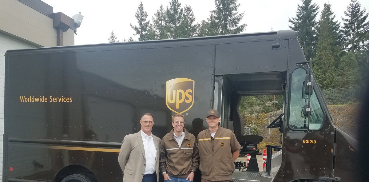 Thank you <a href="/RepDerekKilmer/">Rep. Derek Kilmer</a> for visiting with our UPS employees in Bremerton WA today. <a href="/NorthwestUPSers/">Northwest UPSers</a> <a href="/UPSPolicy/">UPS Public Affairs</a>