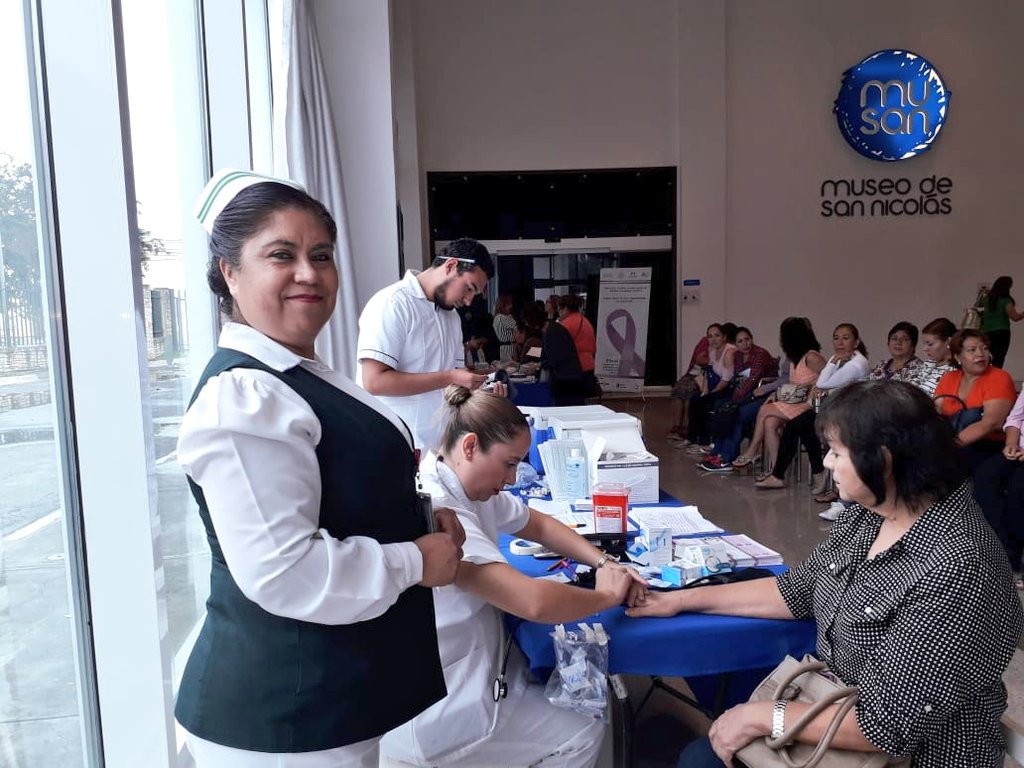 En el marco del mes de la #PrevencióndelCáncerdeMama la Dirección de la #Mujer en el <a href="/GobSanNicolas/">Gobierno de San Nicolás</a> realizó una #
#BrigadaMédica en las instalaciones del #MUSAN llevando diferentes servicios para nuestras nicolaítas!!! <a href="/Cicmty/">CIC</a> <a href="/C_delaFuente/">Chris</a> @VictorFuentesSN <a href="/metropoli_/">Periódico Metrópoli</a> <a href="/MtyFollow/">MtyFollow®</a>