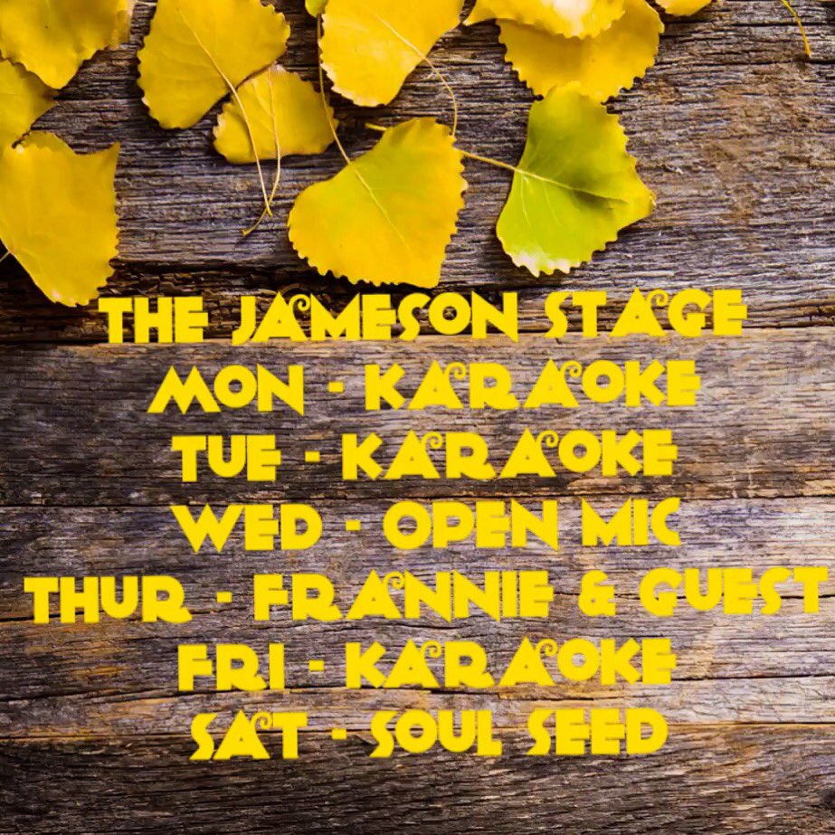 Shannons_pub's tweet photo. This week live on The Jameson Stage! #sipwpg #jameson #jamesonstage #finditdowntown #wpgevents https://t.co/wvE7kZpbmU