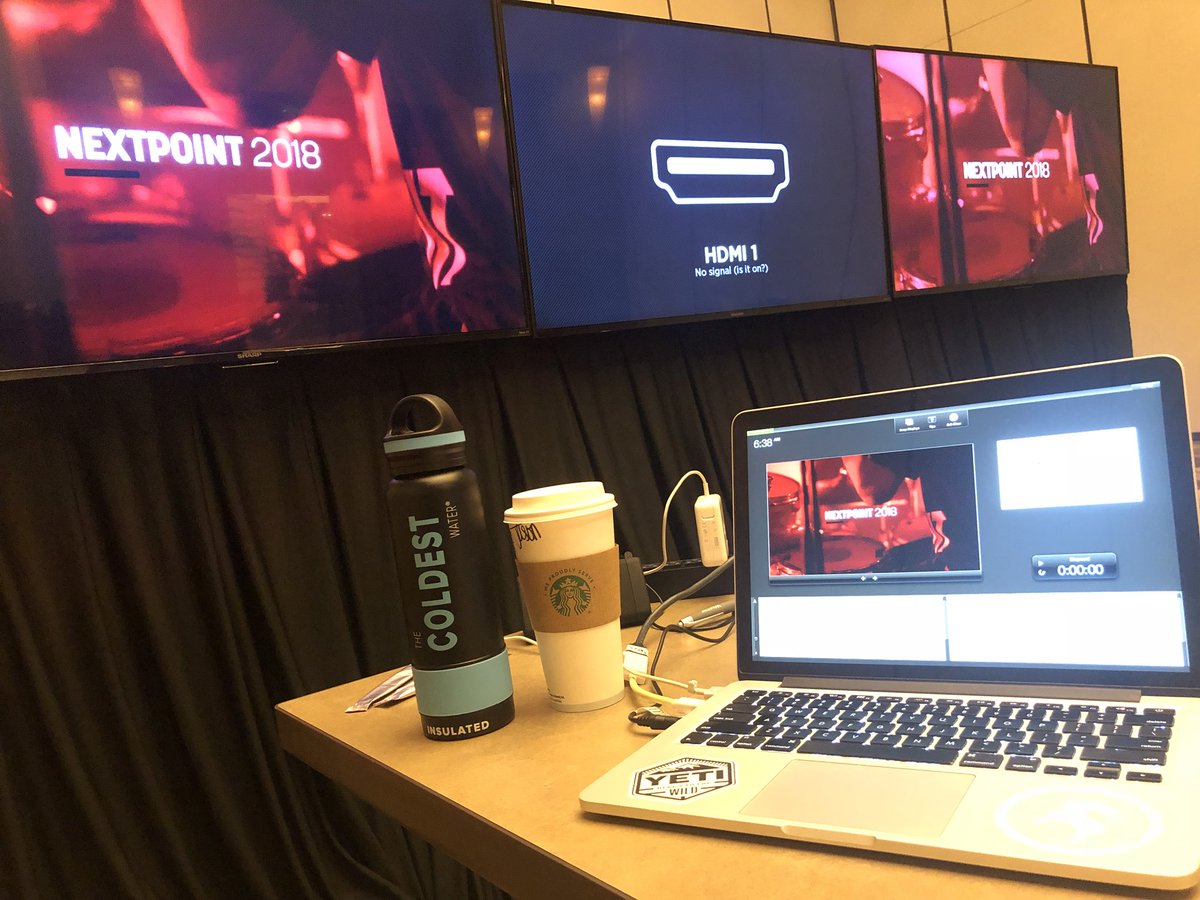 JasonBills's tweet photo. About to get going...#NextPoint18  @NextPointEvent @moodmedia #brandstrategy #customerexperience #musicbranding #visualbranding #scentbranding #experientialbranding https://t.co/0geldgpk88