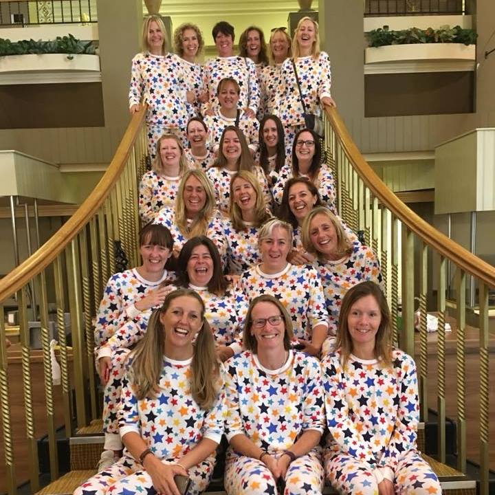 boothb6565's tweet photo. @ScarlettMoffatt 21 Ladies rocking the look @ @PottersResort  in @Matalan PJ's raising money for @AlderHey https://t.co/NGXdYRLIbx
