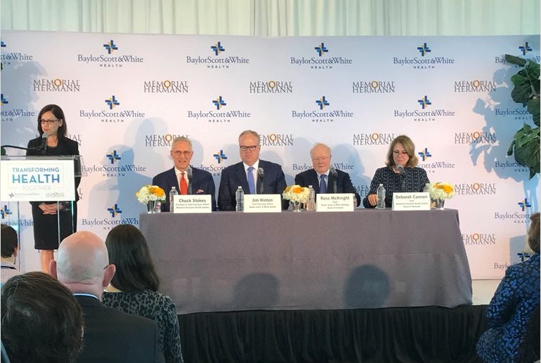 bswhealth's tweet photo. "This is about two independent, strong organizations who believe we will be stronger together." — @JamesHHinton https://t.co/MFy3ztT905
#TransformHealthTogether https://t.co/sJzjKyT7Op