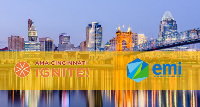 EMI_Research's tweet image. Did you miss #AMAIgnite 2018?  Check out our latest #blog for the big takeaways from the conference that was held here in #Cincinnati!  Read it now: bit.ly/2Ra5g41
#mrx #CX