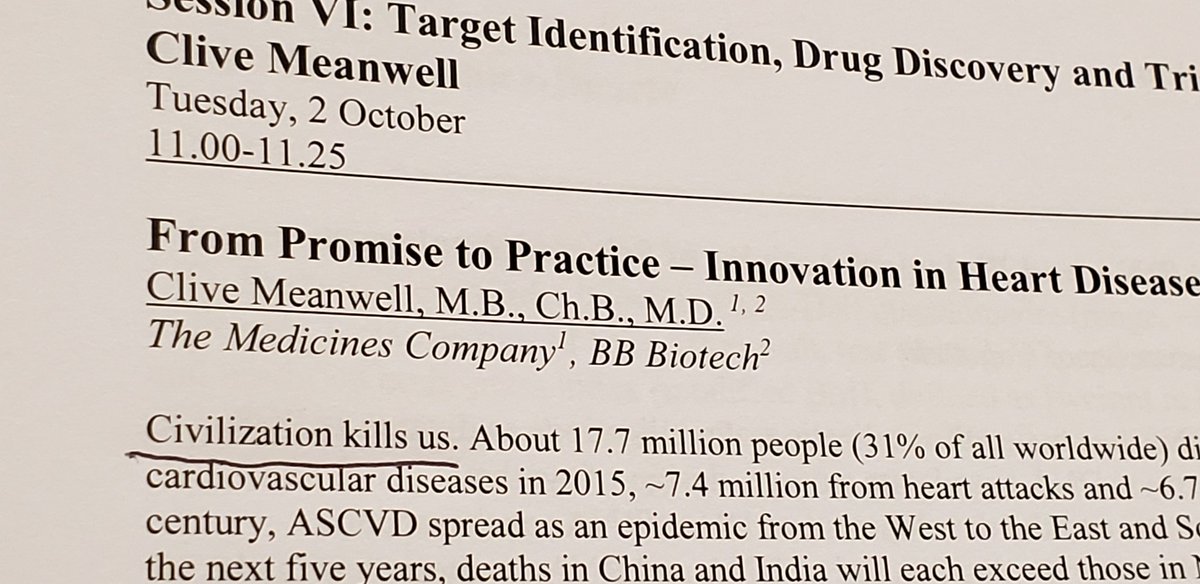 bmcruzgod's tweet photo. You know that a talk is going to be awesome when the author starts his abstract with a killer sentence! @OTSociety #OTS2018 #OTSSeattle https://t.co/bXQA65a6oU