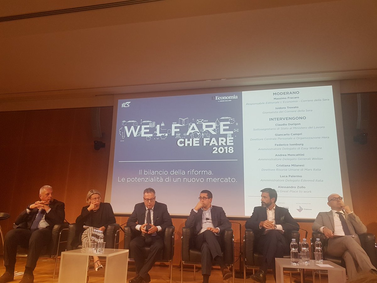 vale_serio's tweet photo. "Parti per avere un migliore clima aziendale e raggiungi una maggiore produttività" spiega @GeneraliItalia #welfare @Corriere https://t.co/qPebaONlhb