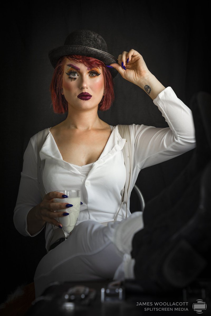 JamesJonWMedia's tweet photo. #AClockworkOrange inspired shoot from the other day. Very proud of the results 
#photography #studiophotography #portrait https://t.co/uVm61akl19
