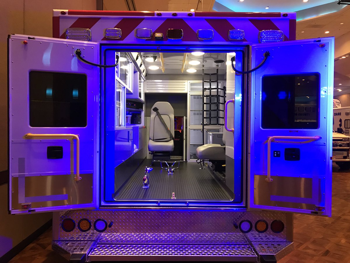 1FPGroup's tweet photo. Come visit First Priority Emergency Vehicles at the NC EMS Expo - EM Today in Greensboro, North Carolina. We are displaying Medic of Asheville's @DemersAmbulance MXP 150 on a Ford F-450 4x4. Swing by the Koury Convention Center and let's talk! #AlwaysFirstBuiltToLast #NCEMS https://t.co/qaESvgqthp