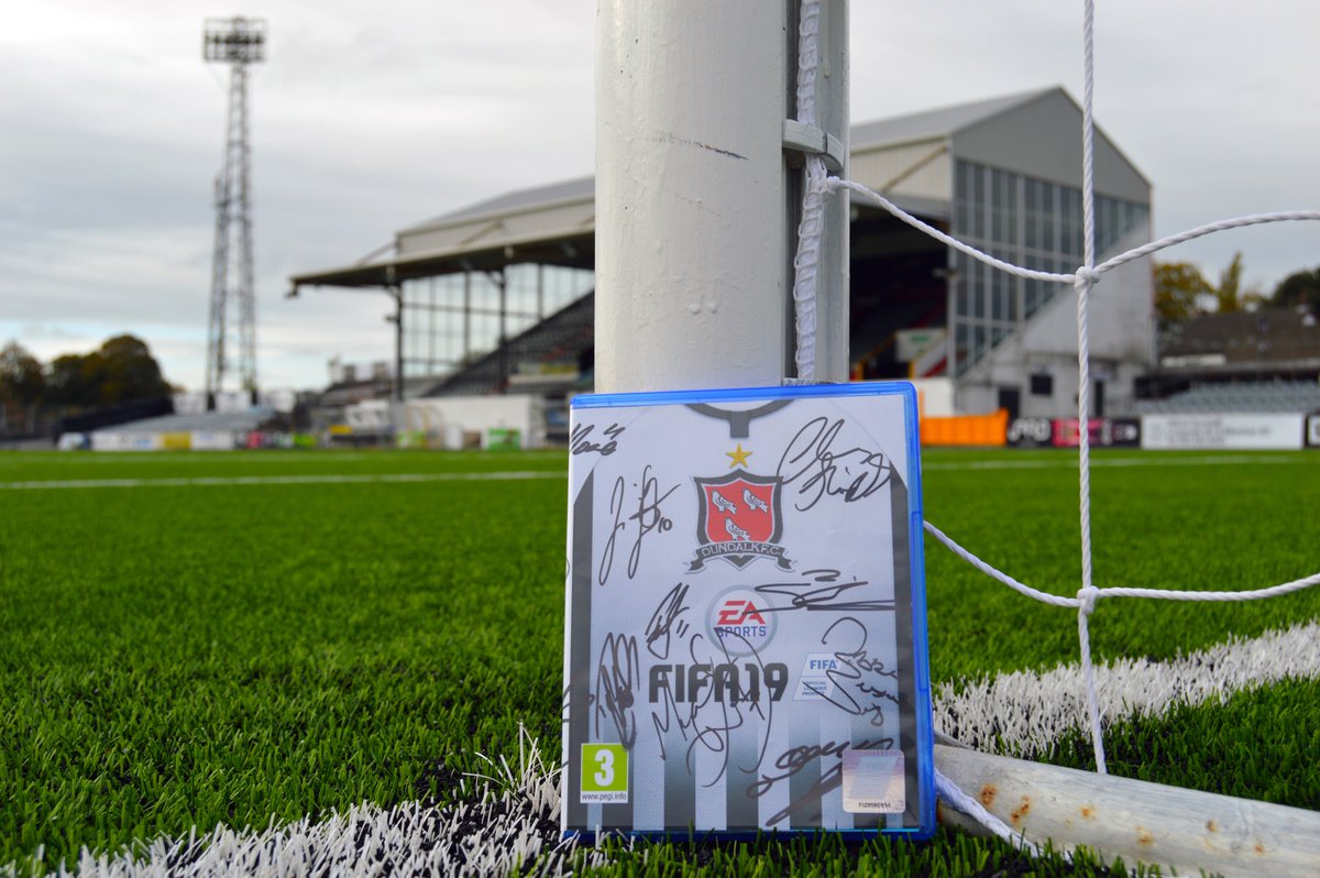 DundalkFC's tweet photo. COMPETITION | Win a signed PS4 copy of the #FIFA19 #DundalkFC edition.  

Simply RT &amp; follow @DundalkFC to win. Winner announced Monday, 15th October 🎮 https://t.co/pHStlajq5v