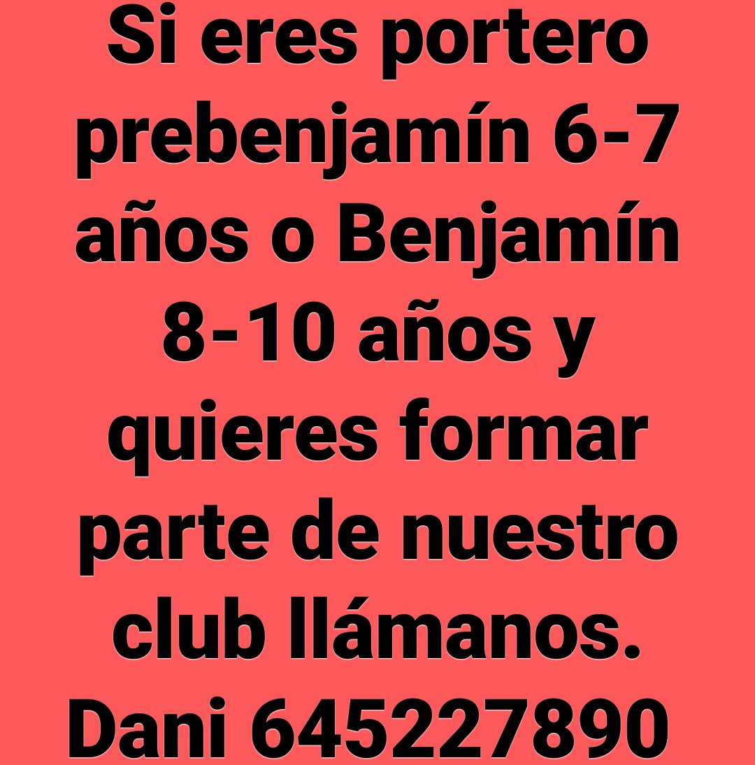 ae_sala's tweet photo. Infórmate y ven a probar ⚽ https://t.co/NJHzLMTqfJ