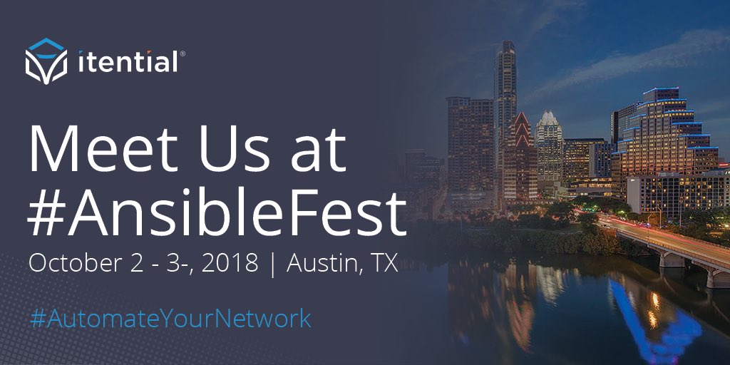KristenHRachels's tweet image. Landed in ATX! Time to setup @Itential booth for #AnsibleFest! #AutomateYourNetwork