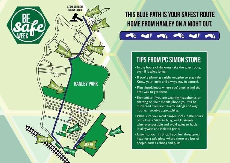 StaffsUniPolice's tweet photo. Going Hanley this evening??
If so, have a great time but remember to stay in control by knowing your limits!!
Don't forget the #SaferRoute back to @StaffsUni.
@PoliceShelton @StaffsUnion @StaffsPolice #CopShop18 #HereForYou #BeSafe #StudentSafety #PcStone’sTips !! https://t.co/z2pceWwciO