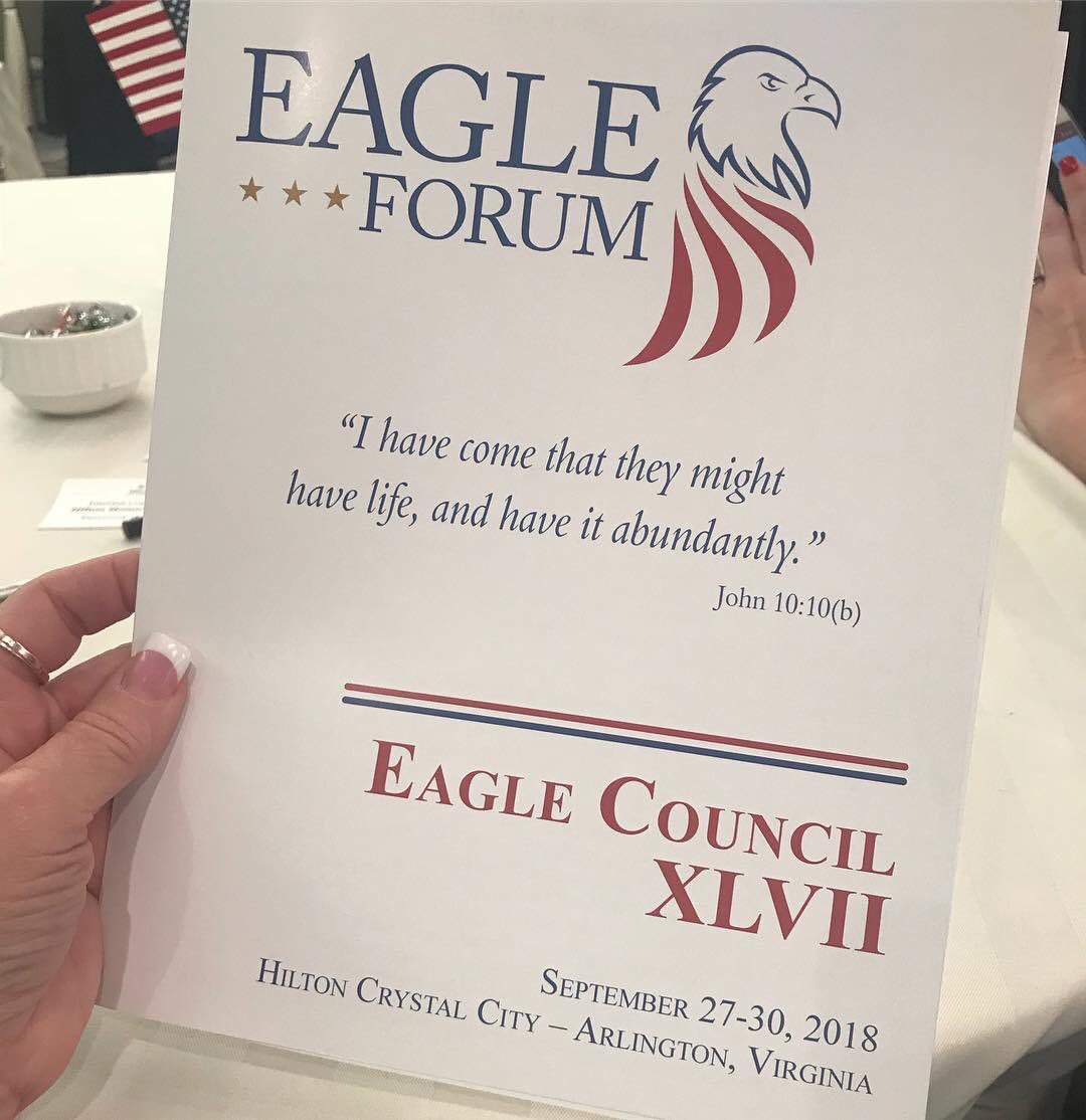 EagleForum's tweet photo. “I have come that they might have life, and have it abundantly.” 
#johntenten #eaglecouncil #eagleforum  #EC47 https://t.co/VoCjfGAVlT