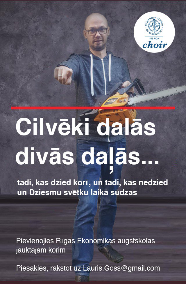 lgravelis's tweet photo. Pievienojies Rīgas Ekonomikas augstskolas jauktajam korim: https://t.co/39YWS8syqf https://t.co/4WQXFht0E0