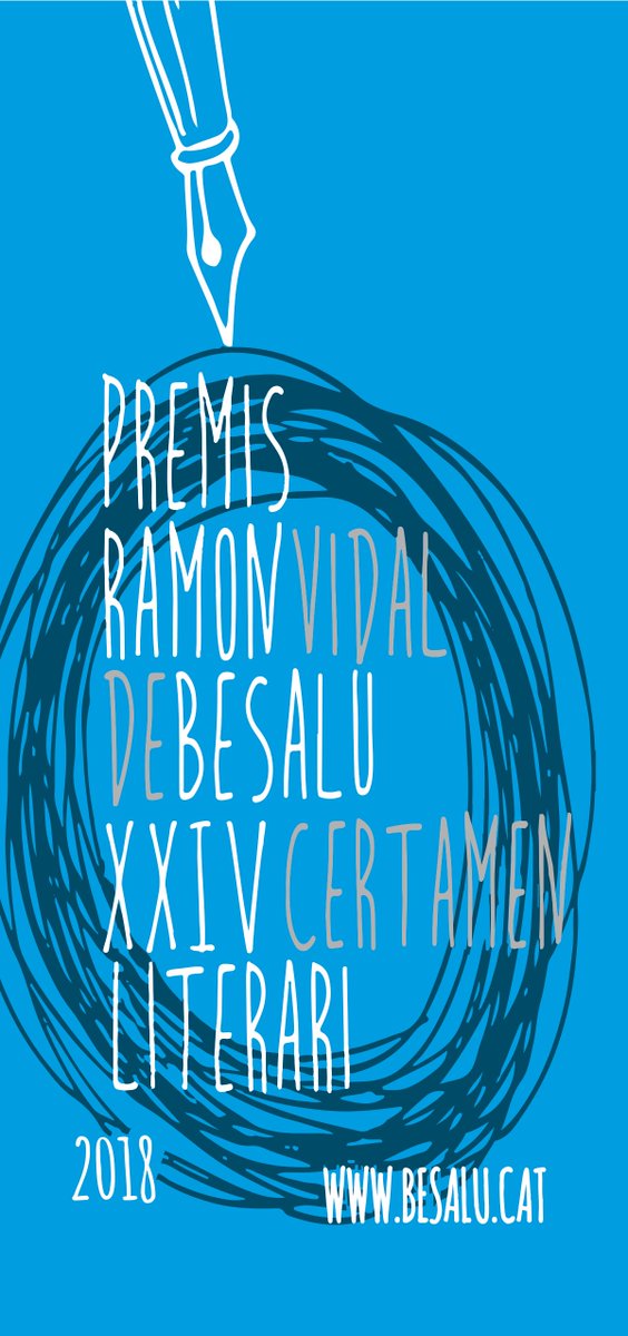 Convocats els Premis Ramon Vidal de #Besalú 2018 . XXIV Certamen literari. ✒️
 ☑️Amb novetats a les bases de participació: ow.ly/VI2L30m37f6  #femcultura <a href="/Aj_Besalu/">Ajuntament de Besalú</a> <a href="/lluisguino/">Lluís Guinó Subirós</a> <a href="/jsurina/">Jordon Surina</a> <a href="/MBalateu/">Mercè Balateu Sarola</a> <a href="/EntitatsdBesalu/">Entitats de Besalú</a> <a href="/SusannaPAriste/">Susanna Pérez Ariste</a> <a href="/FinaPont/">finapont</a>
