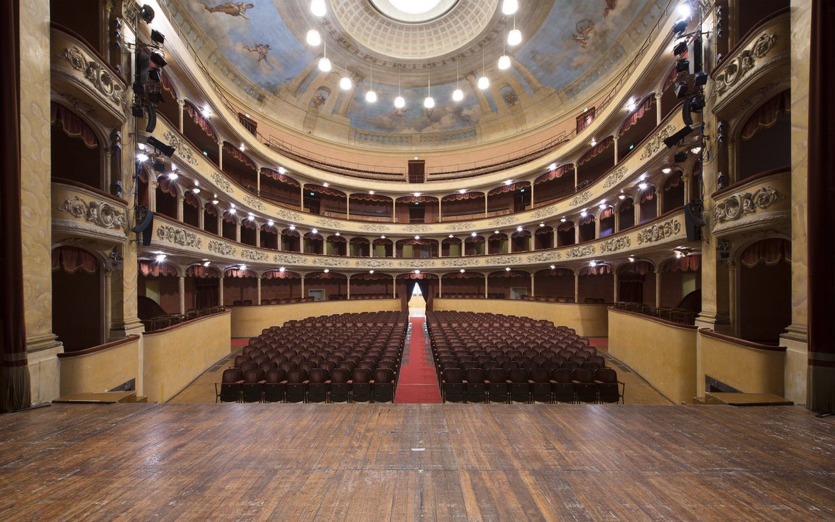 NODEfestival's tweet photo. In attesa di svelare il programma completo di #NODE2018 questa settimana comunicheremo le location del festival. Siamo felici di poter annunciare che anche quest'anno il Teatro Storchi ospiterà l'evento di chiusura in programma sabato 17 novembre. https://t.co/H8xCTwNIRt