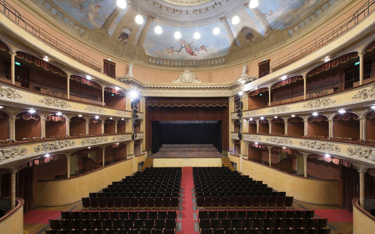 NODEfestival's tweet photo. In attesa di svelare il programma completo di #NODE2018 questa settimana comunicheremo le location del festival. Siamo felici di poter annunciare che anche quest'anno il Teatro Storchi ospiterà l'evento di chiusura in programma sabato 17 novembre. https://t.co/H8xCTwNIRt