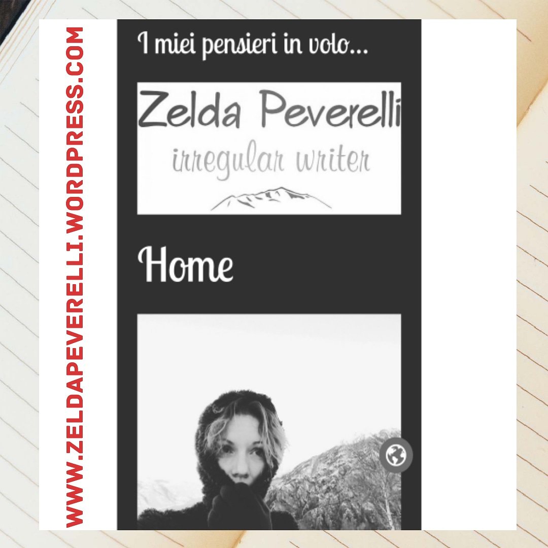 Zelda03938411's tweet photo. 💻Look at my web site
👉 "I miei pensieri in volo" https://t.co/pFjXqtf38R 📚🖋️
.
#zeldapeverelli #irregularwriter #irregularsunshine #me #blog #blogger #bloggers #bloggeritalia #pensieridisordinati #dovenasconoirespiri
#WordPress #website #online #webblog #books https://t.co/OHa3mFlu4t