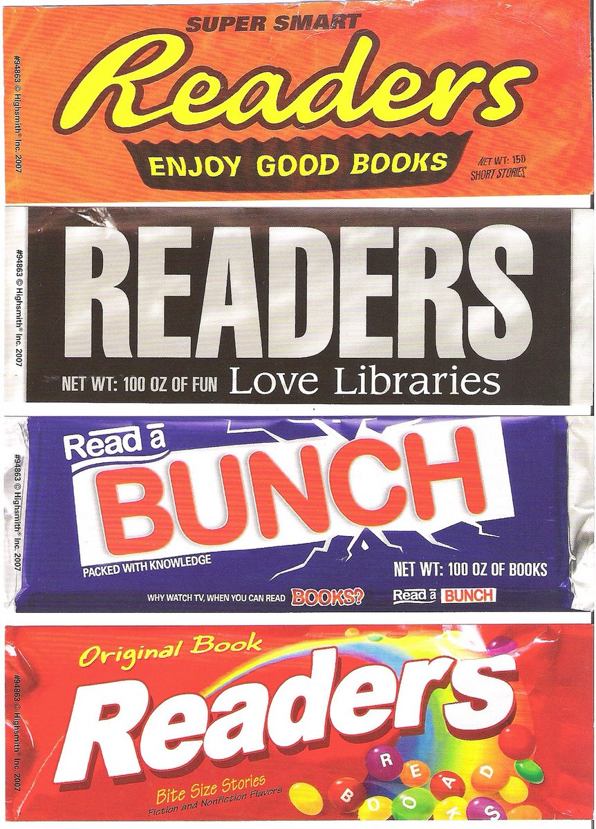 Here are some "sweet" bookmarks to share with your students! #BCTLA_DEAR
