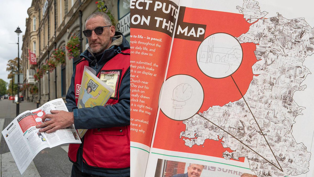 Make sure you buy this weeks Big Issue and read all about how the Big Issue vendors made their mark on Wales! <a href="/BigIssueCymru/">The Big Issue Cymru</a> #Drawing #Wales