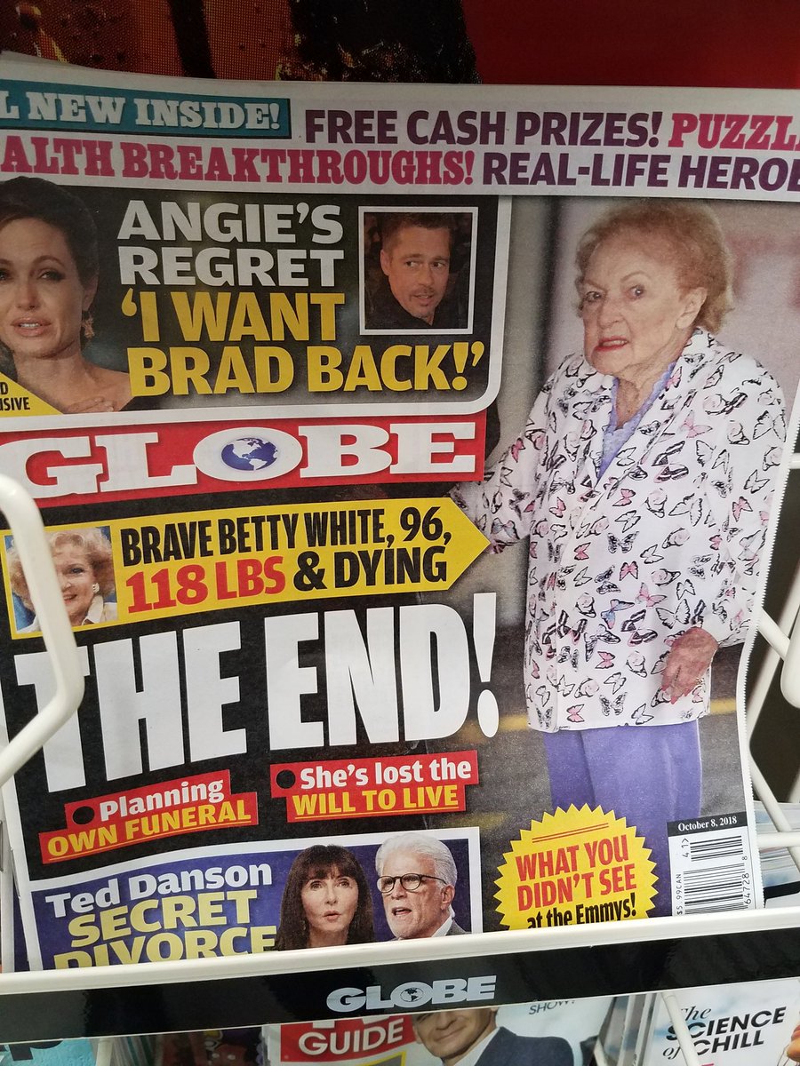 ajsweetsoap's tweet photo. Seriously, leave her alone! #bettywhite #tabloidssuck #globe https://t.co/r4xEoZV9fc