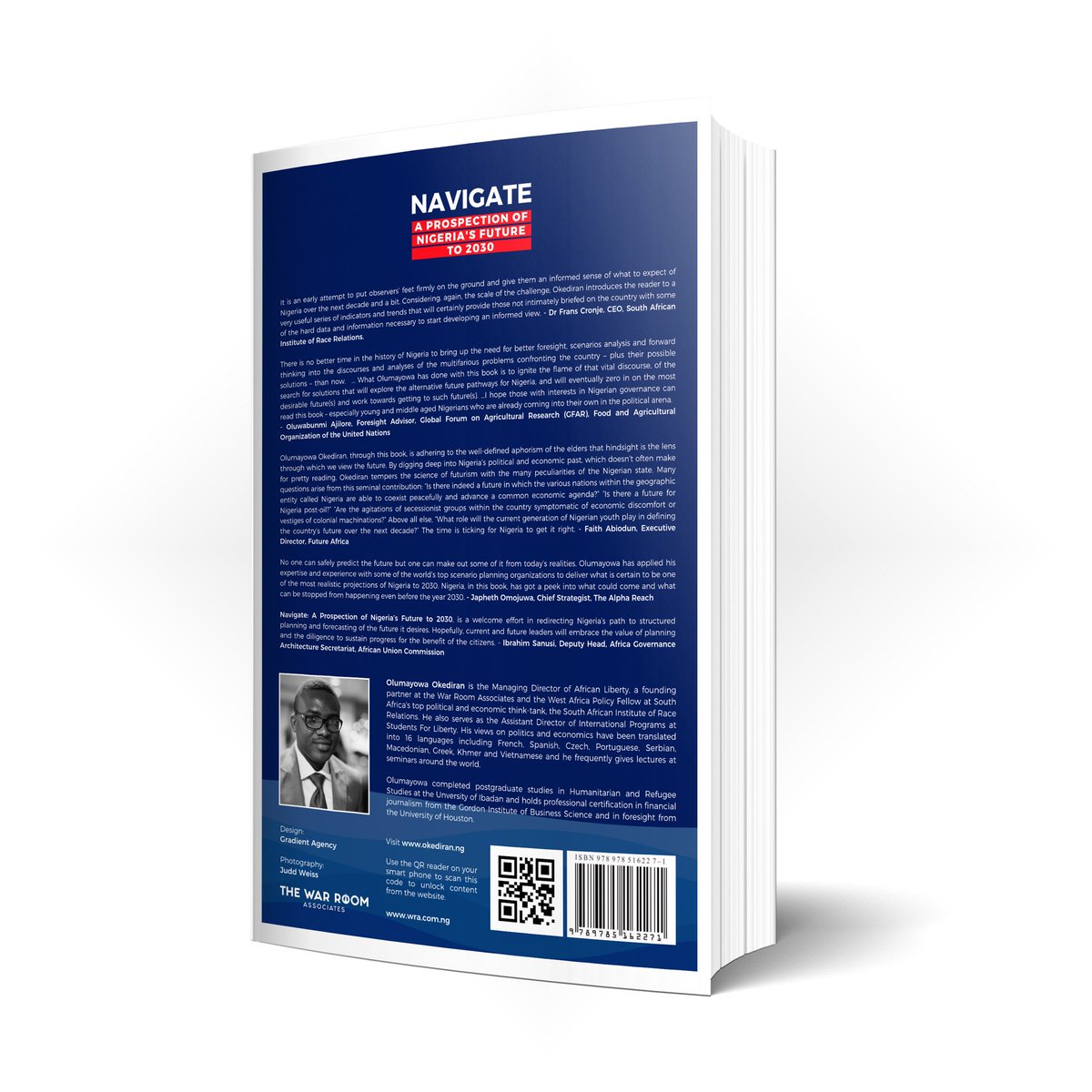 thegradientux's tweet photo. Book design for @oluokediran 

Olumayowa is a futurist and the Managing Director of African Liberty, Founding Partner at the War Room Associates and the West Africa Policy Fellow at South Africa’s top political and economic think-tank, the Institute of Race Relations. https://t.co/iul6I5Pu6C