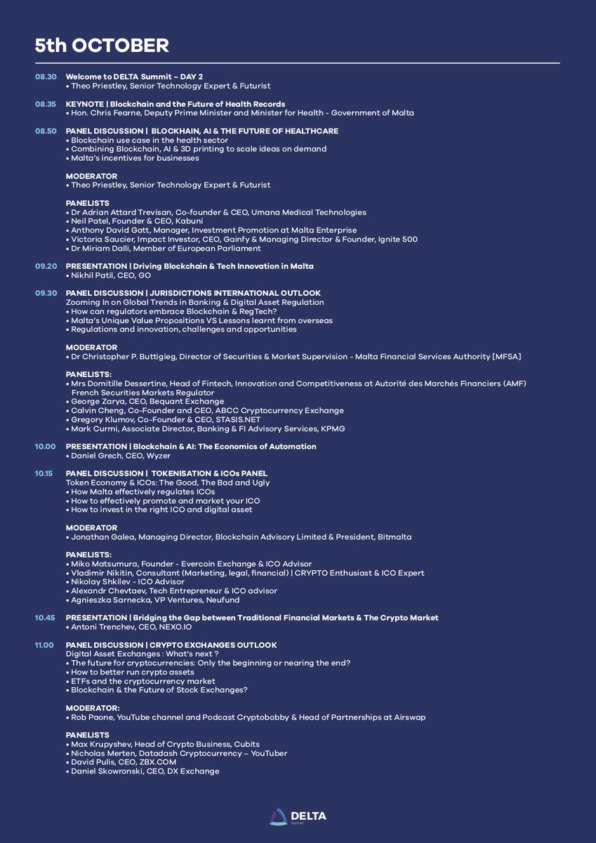 DELTA_Summit's tweet photo. DELTA Summit is going to be THE FIRST Summit which will have TWO AWESOME STAGES!🤩👏
And Here are our TWO AGENDAS:
- The Exhibition Stage
-The Innovation Stage
SEE YOU ALL at #DELTASummit!😉 https://t.co/22erdphseI