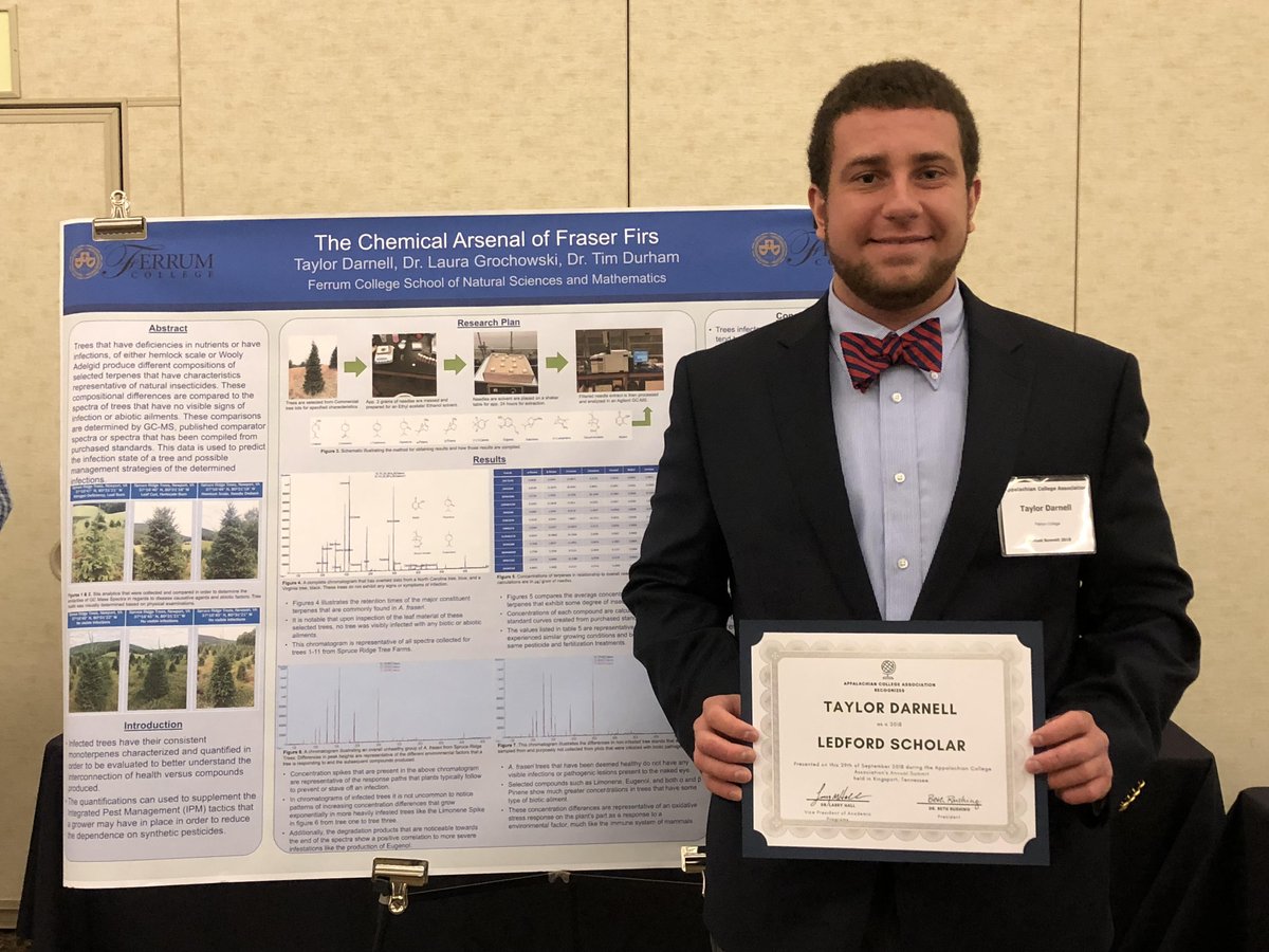 SwimmingFerrum's tweet photo. Ferrum Swimmer Taylor Darnell helps represent Ferrum College at the Appalachian College Association Summit #goTaylor #summerresearch https://t.co/ERljdGdDzo