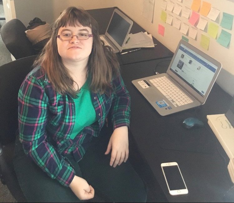 itinerisbmore's tweet photo. October is National Disability Employment Awareness Month. Today we caught up with Rachel who does data entry at a health and beauty shop called Biggs &amp; Featherbelle. She says she loves working with computers and the opportunity to work with others.  #NDEAM #MondayMotivation https://t.co/yPmllno889