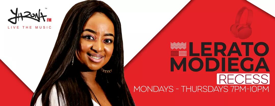 yaronafm's tweet photo. ON AIR 📻 #RECESSwithLeratoModiega via https://t.co/r08aaY1vvF #Botswana52 https://t.co/xYP0xiamLh