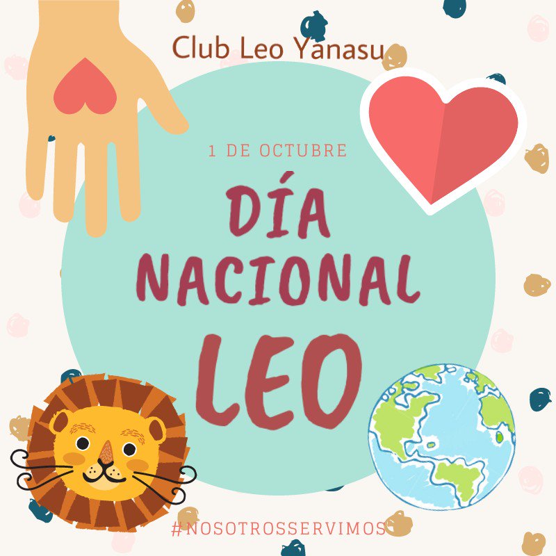 Clubleoyanasu's tweet photo. Hoy llenos de orgullo y alegría festejamos nuestro día, en el que con toda la felicidad mostramos nuestro amor por el servicio, logrando de a poco crear un mundo mejor.

🦁❤ SOMOS LEOS Y ORGULLOSOS ESTAMOS DE SERLO💗

#Nosotrosservimos https://t.co/ZZ9nj3Ncah