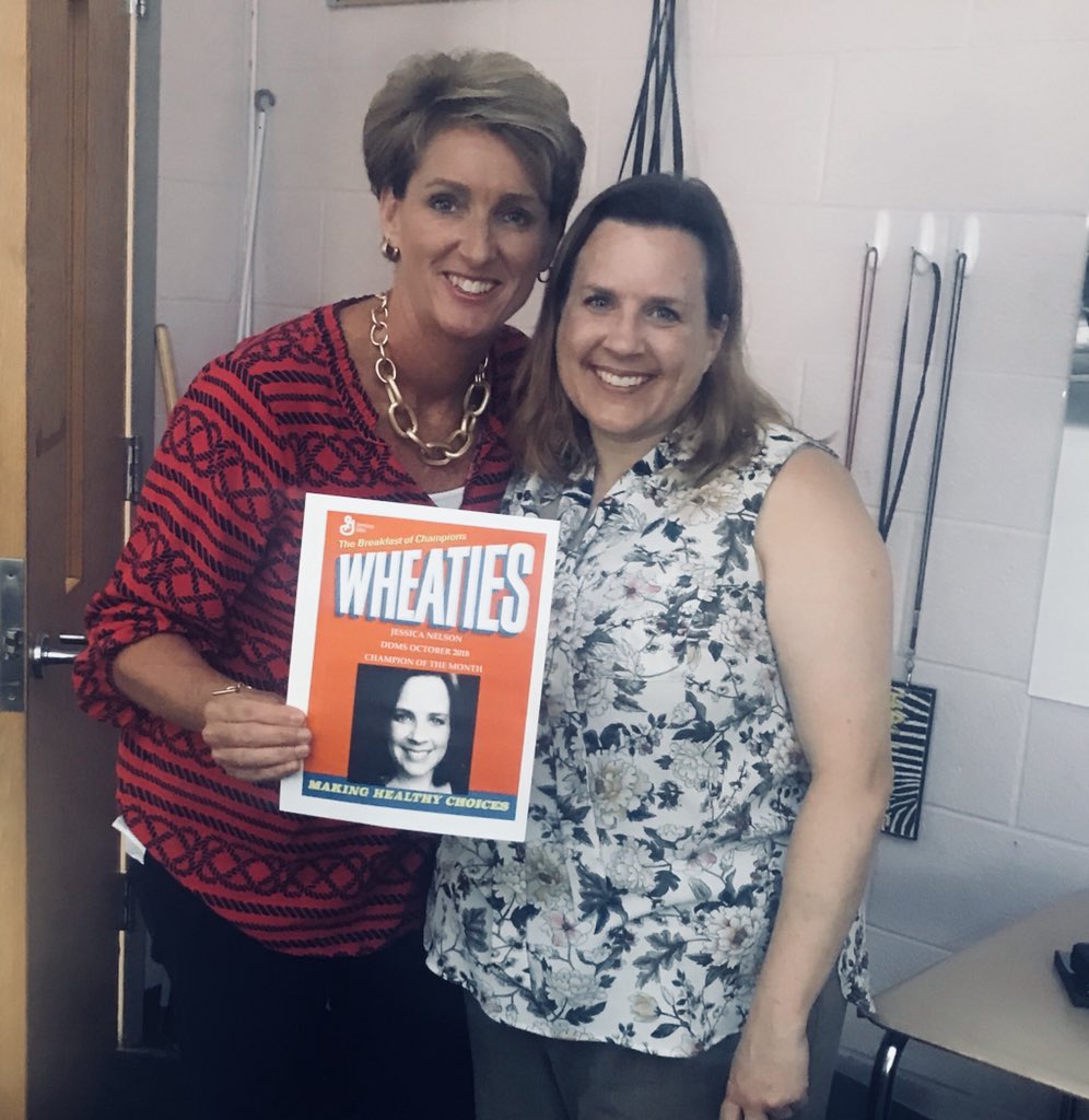 DDMMSDragons's tweet photo. Congratulations Ms. Nelson! October’s Champion of the Month! 🐉 An advocate for all students! @MrsNel1 thank you for all you do! #WhatStartsHereChangesEverything ! https://t.co/Yk5yXXVCVJ