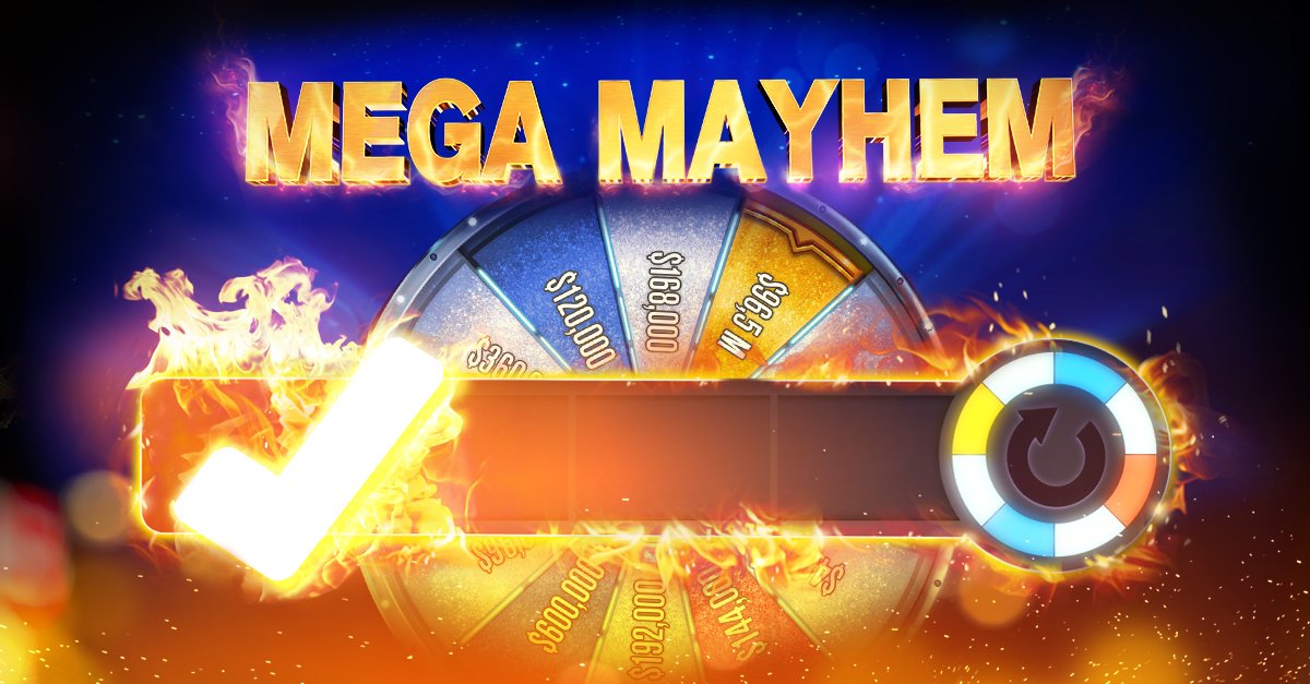 WSOP_Game's tweet photo. "🎁MEGA MAYHEM🎁
We're getting a lil' wild here at WSOP! For a limited time get your Mega &amp; Super Spin in 3 gifts instead of 5!

Play WSOP ➡
https://t.co/exZSR4YBoX 

20K #ChipGift ➡
https://t.co/Xp9TL7u5nR" https://t.co/tSjfocF12s