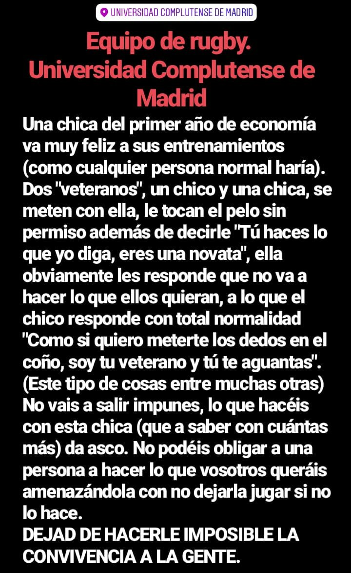 Se agradecería difusión. No cuesta nada dar rt
