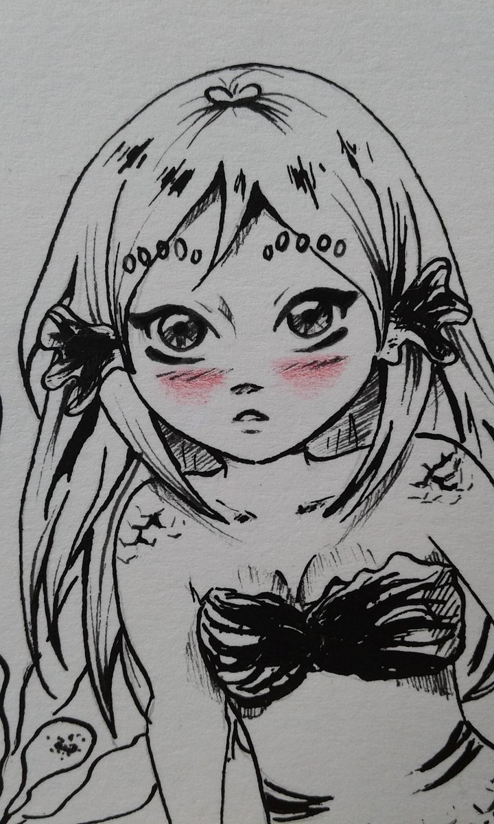 AmandaPaesx's tweet photo. Inktober dia 1
Espero conseguir completar os 31 dias 😅
Estava ansiosa por isso 😤Já fiz minha listinha, mas falta temas. Alguma sugestão? ^^

#inktober #inktober2018 #Ayumi #amandasilvaart #drawing #nankin #sereia #oc #traditionalart #illustration https://t.co/zKtna0vbtR