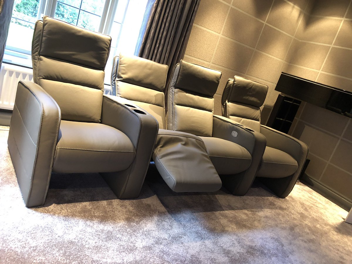 atlantikav's tweet image. All New Cineca Amalfi #Cinema #seating, in #Italian grained leather, 2 Motor 3-way with reciprocating headrests - superb! @ArtcousticUK @Cinecacs @RIBANorth @RIBASouthWest @calderpeel @CEDIA @DolbyTheatre @bespoke_cinemas @cinema @DolbyCinema @JVC_UK @ScreenExcel @ScreenLineSrl