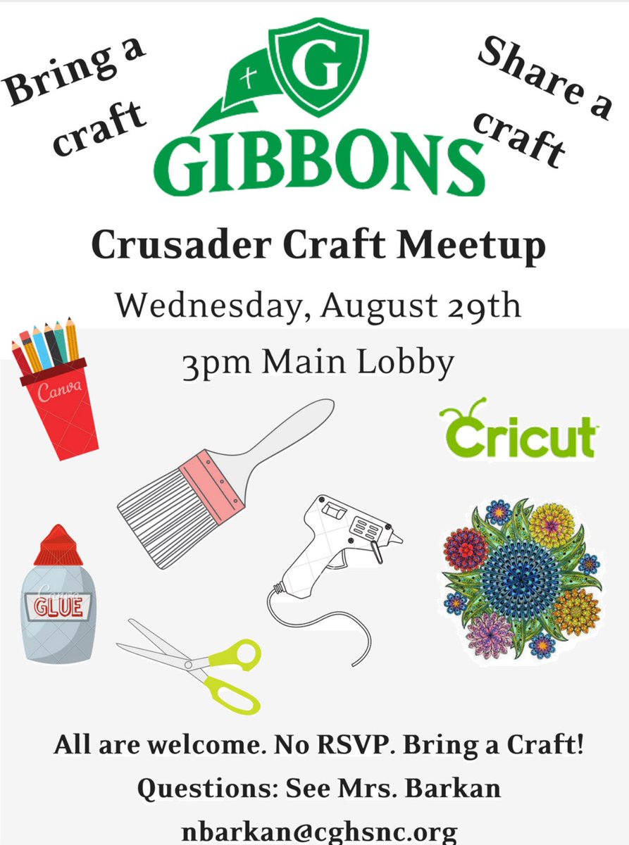 nancybarkan's tweet photo. Come all crusaders to our next meetup. It’s customized vinyl stickers.  Bring your laptop.  Oct 4th at 3pm in the Cafe. https://t.co/VQaAvWIwDF