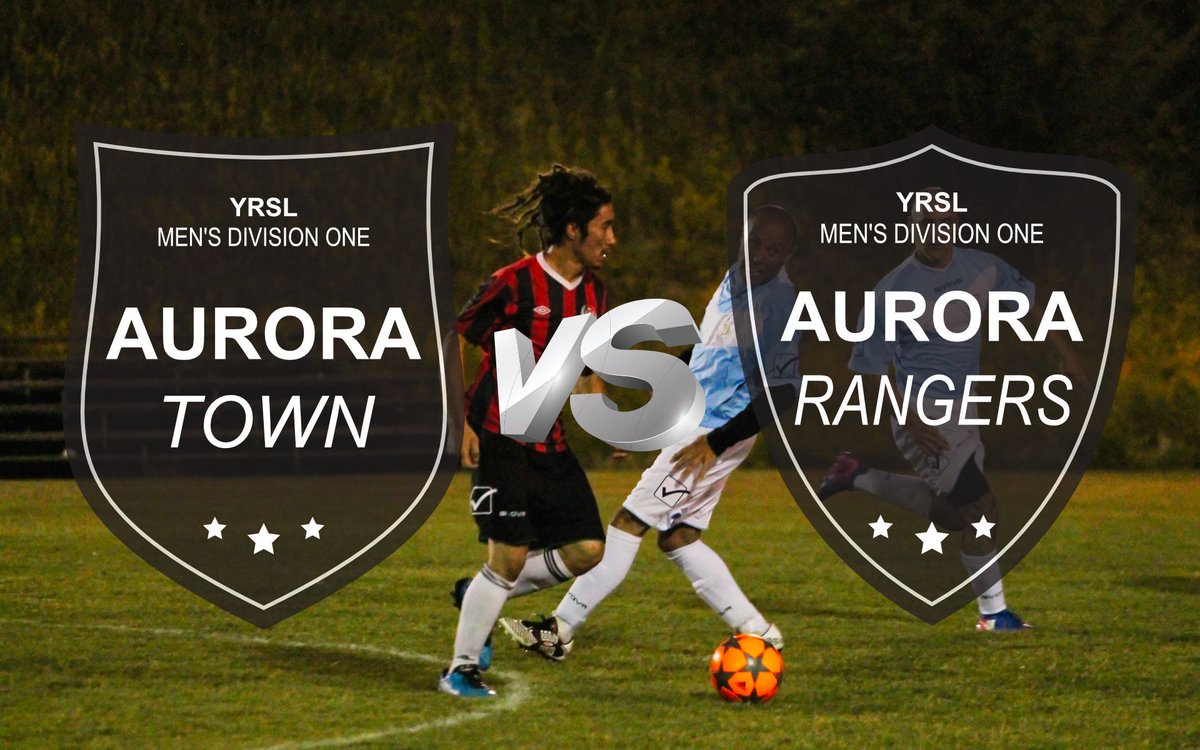 ASC_Soccer's tweet photo. Only 2 weeks of soccer left in the season. The 3rd place in the Men's Masters Division One of the @YorkRegionSA, #AuroraRangers are hosting the 6th place #AuroraTown tonight at 9:00 PM. Don’t miss this big #soccermatch at the @asc_soccer. #YRSL #YorkRegion https://t.co/KedkWlh108 https://t.co/6FGX3Bm4aR
