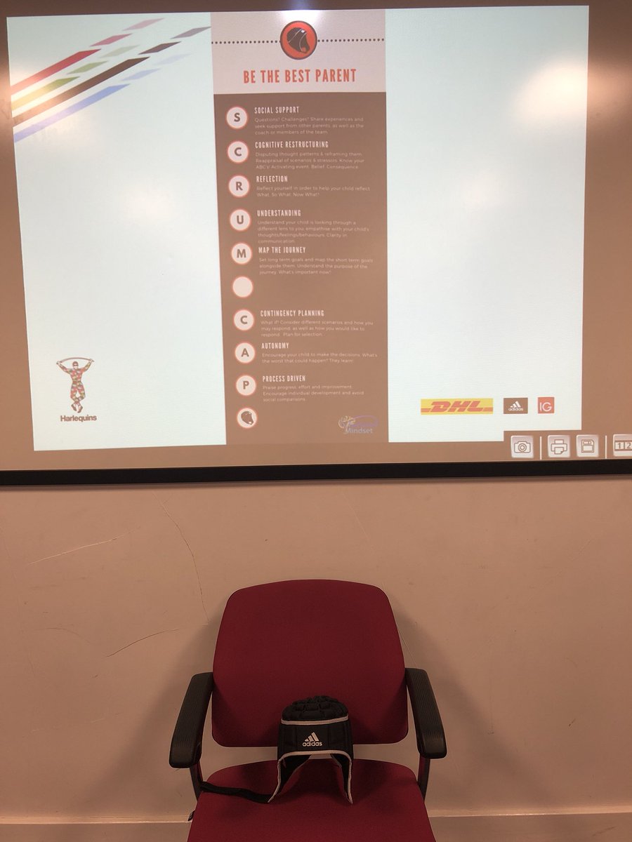 TayloredMindset's tweet photo. All set for a parents workshop. New type of sorting hat 🤔 #scrumcap #HarryPotter #inspirationeverywhere #sportpsychology https://t.co/dnwlvsNBrU