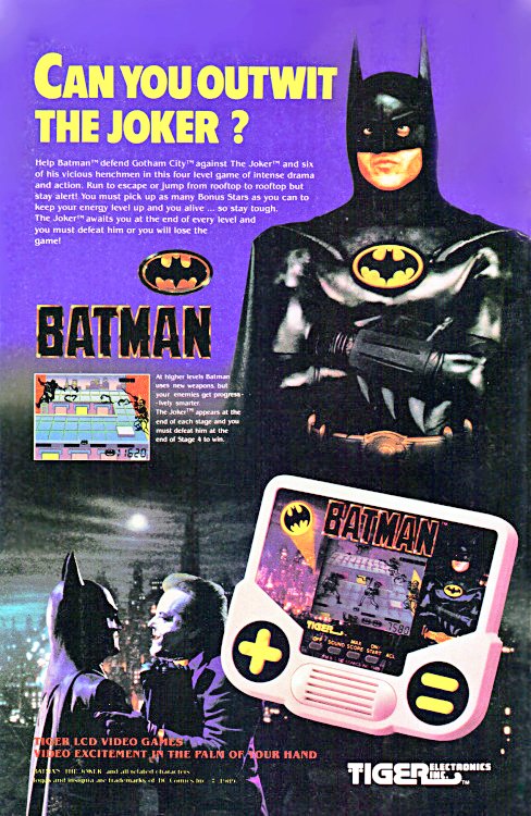 batman tiger electronics