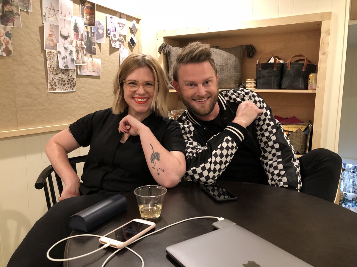 We had SO much fun hanging out with <a href="/bobbyberk/">Bobby</a> at <a href="/goldenandpine/">Golden & Pine</a> last night! Our entertaining columnist @eefarris interviewed the <a href="/queereye/">Queer Eye</a> star and design expert for our November issue. #bobbyisgolden