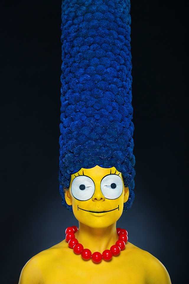 Happy birthday to Marge Simpson, the TV mom whose hair is large! [established in JABF10, same day as Randy Quaid] 