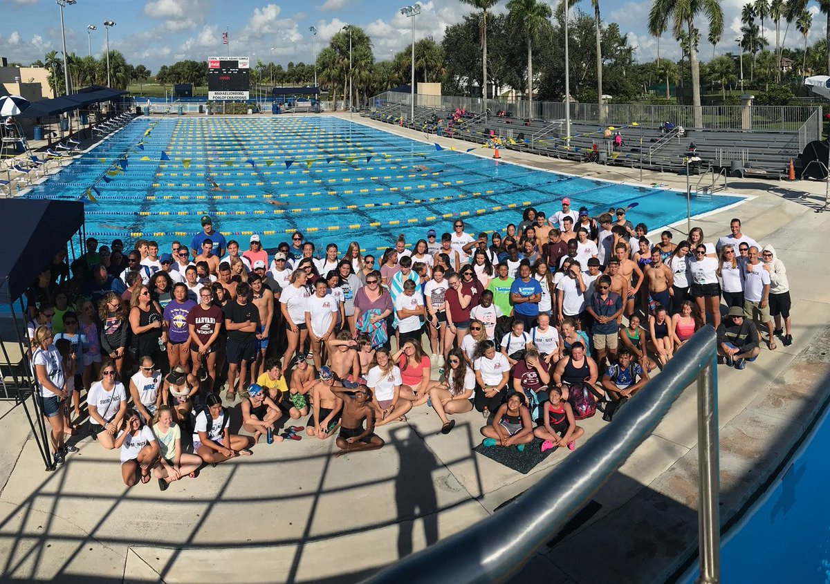 Nicholasdworet1's tweet photo. So touched by all those who came out to the free #swim4nick swim clinic yesterday! #nicholasdworet #msdstrong #inspiration #love #family #swim #coralsprings #parkland #neveragain #strength #determination https://t.co/a0dXY5cfnm