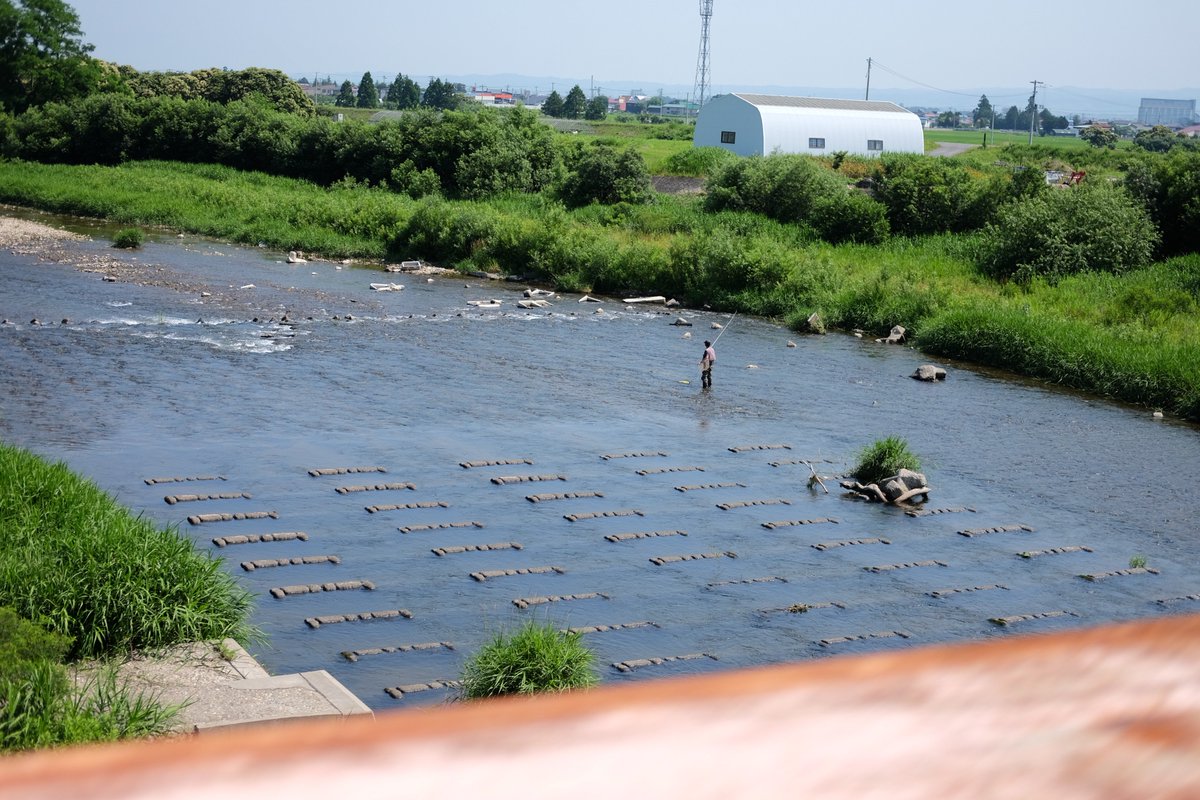 Fisherman in the river