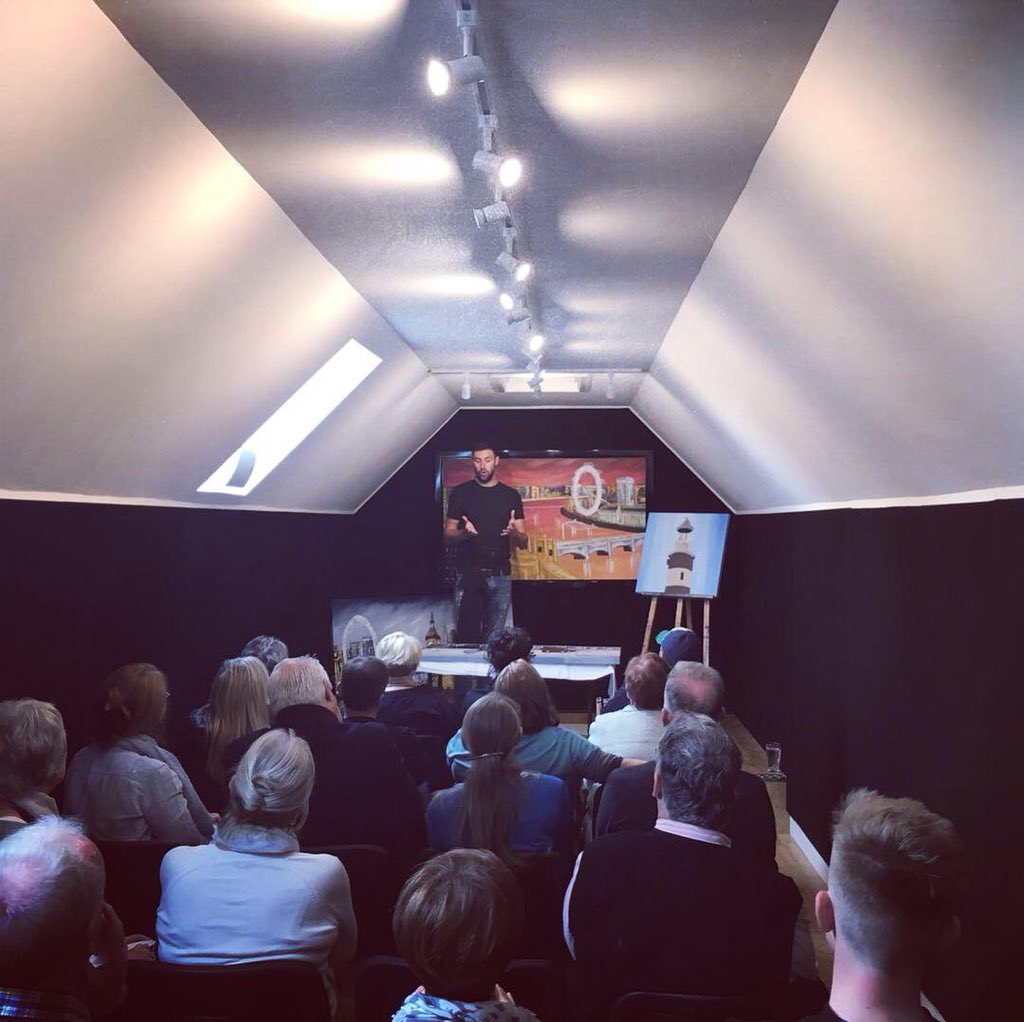 WaiteEdward's tweet photo. A huge thank you to @Wingates Gallery for asking me to hold their first painting masterclass at the new โWingates Exclusiveโ and thank you to all who attended. It was great to see so many art enthusiasts in one room.
#marketharborough #exhibition #wingatesgallery #masterclass https://t.co/REz4v0HcMG