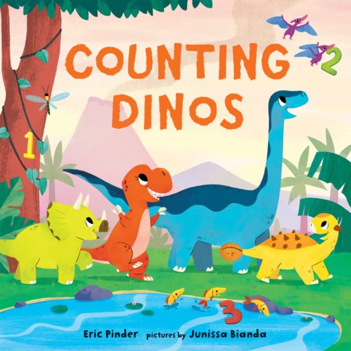 kidlit603's tweet photo. Happy #bookbirthday to COUNTING DINOS by @EricPinder, illustrated by Junissa Bianda! We can't wait to count along with Rodrigo the ankylosaurus. https://t.co/q6d1emyLNZ